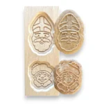 Speculaasplank Sint en Piet met koekjes